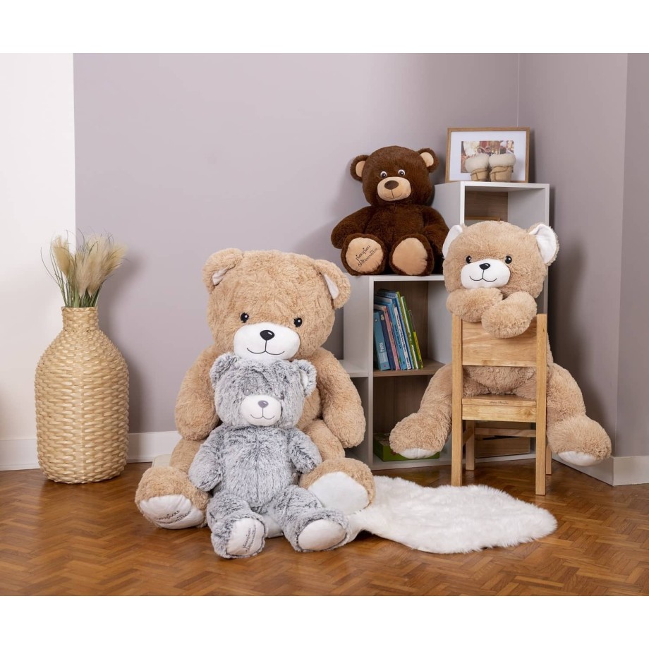 Peluche géante -Augustin Ourson Chocolat- peluche 70cm -Made in France