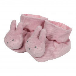 Chaussons hochet bébé Miffy - Tricot Vert Amande