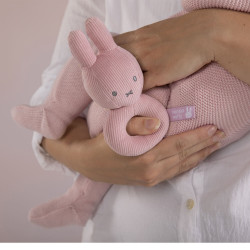 Hochet Anneau Miffy - Tricot Vert Amande