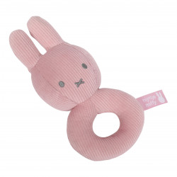 Hochet Anneau Miffy - Tricot Vert Amande