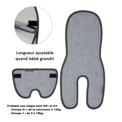 Refreshing stroller mattress Grey