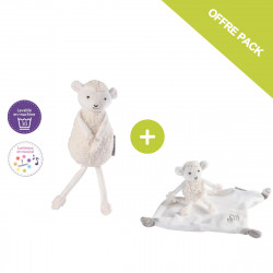 Les Doux Bidous Peluche Interattiva Valentina Il Coniglio, Con Nascondino E Musica, Da 10 Mesi