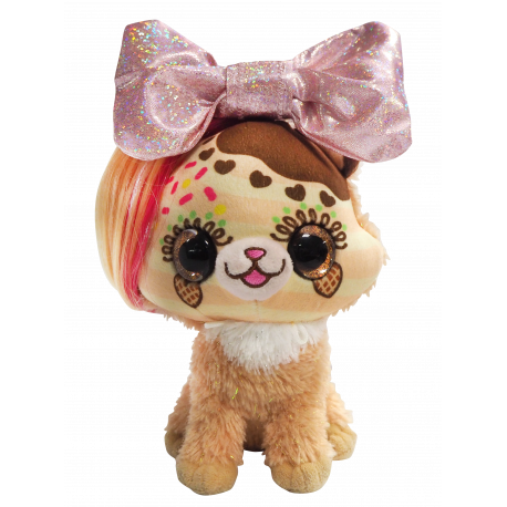 Sprinkle Bow Pet - Chiot beige et chocolat - 18cm