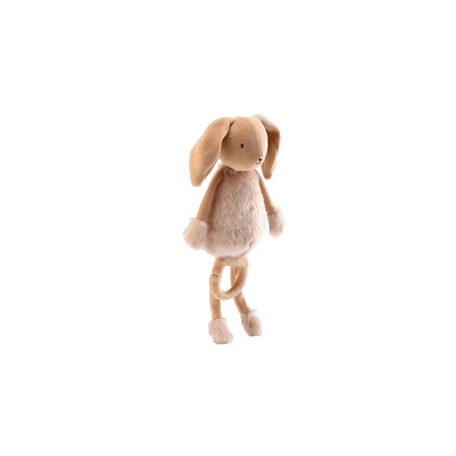 Valentin le Lapin - peluche boite à musique, doudou bébé avec berceuse