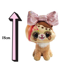 Sprinkle Bow Pet - Chiot beige et chocolat - 18cm