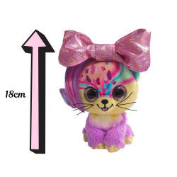 Sprinkle Bow Pet - Chiot beige et chocolat - 18cm