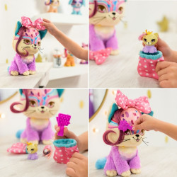 Sprinkle Bow Pet - Chiot beige et chocolat - 18cm
