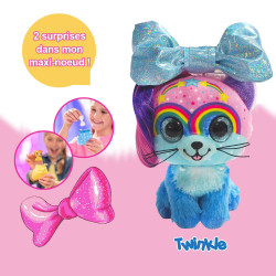 Sprinkle Bow Pet - Chiot beige et chocolat - 18cm