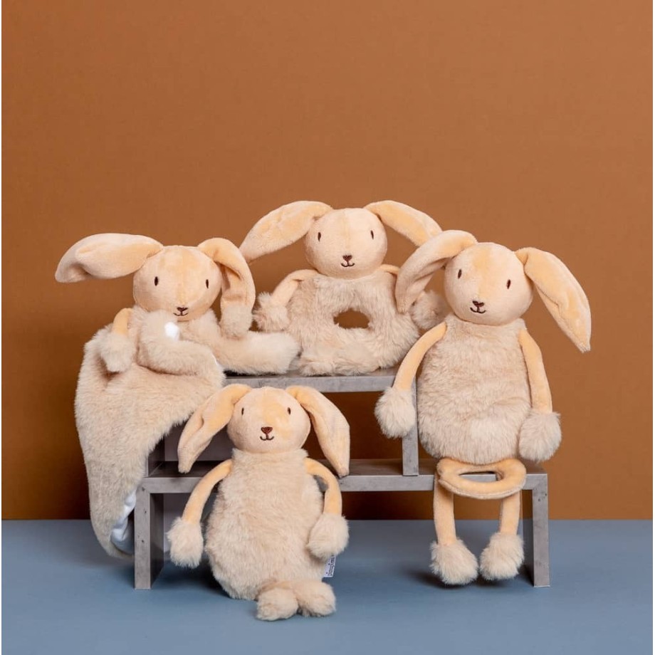 Valentin le Lapin - peluche boite à musique, doudou bébé avec berceuse