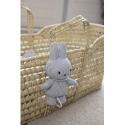 Peluche Boîte à musique Miffy Marinière Gris Rayé
