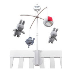 Musical mobile Miffy striped jersey