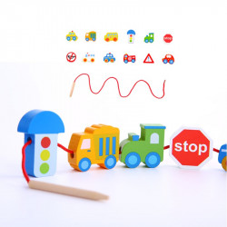 Puzzle en bois 3 ans chiffres