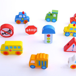 Puzzle en bois 3 ans chiffres