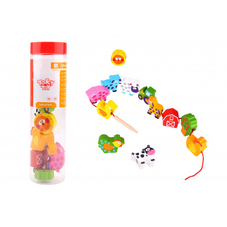 Perle En Bois A Lacer Theme La Ferme 13 Pieces Perle En Bois A Lacer Theme La Ferme 13 Pieces