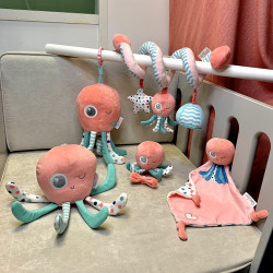 Veilleuse musicale Lotus L'Octopus - 25cm
