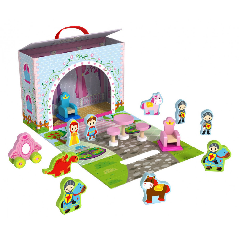 Coffret cadeau Figurines en bois Animaux