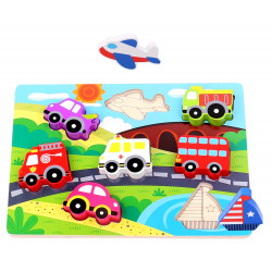 Puzzle en bois voiture 