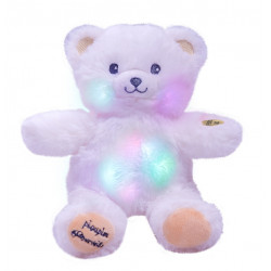 Mini Gaston Luminous Bear White-beige - 20cm