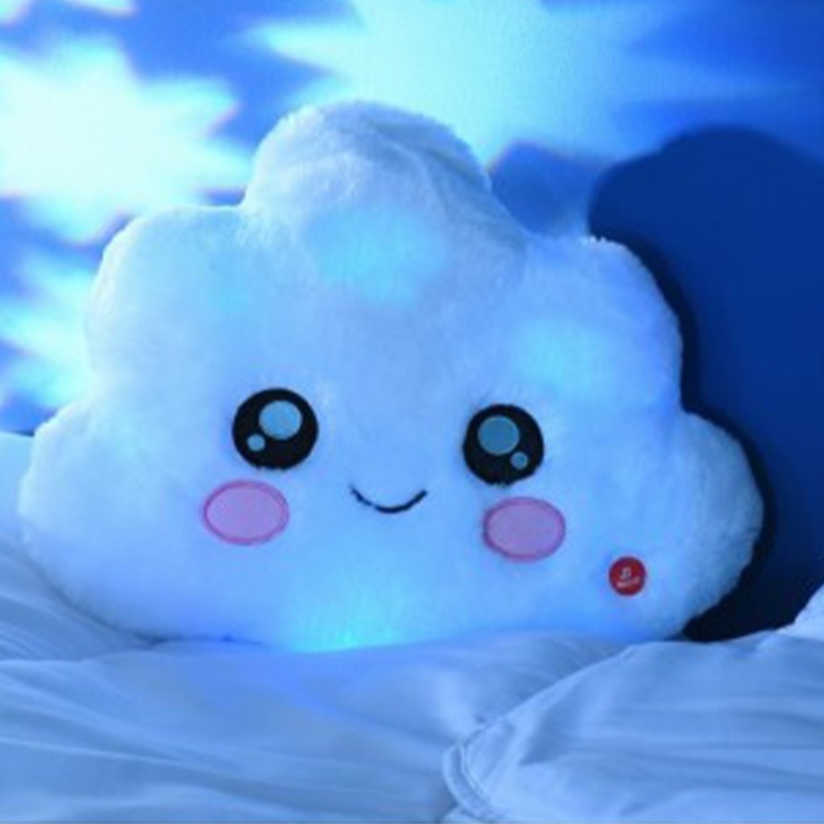 Kawai Coussin Lumineux NUAGE - peluche veilleuse déco chambre d'enfant