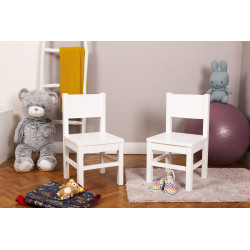 Kids Chair x2 - White