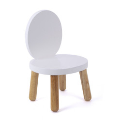 Ensemble Table et Chaises Enfant - Ovaline Blanc & Rose - 1-4 ans