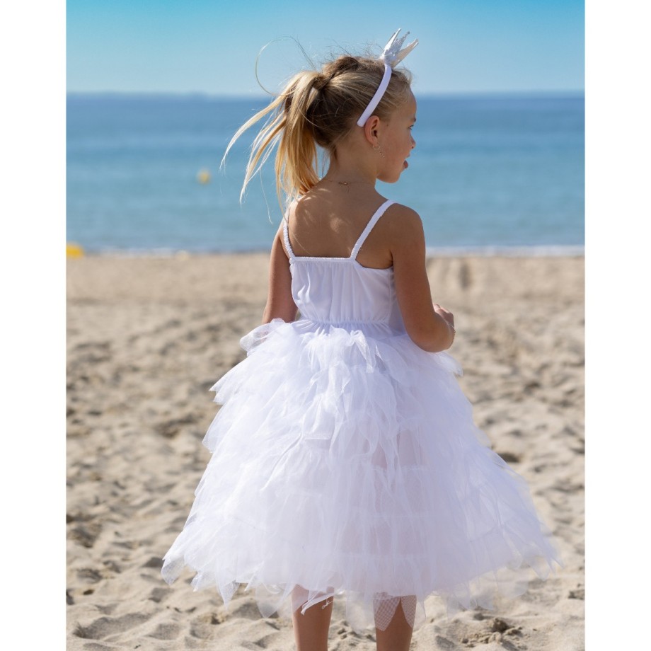 Déguisement Robe Lac des Cygnes - Blanc - enfant 5-7 ans