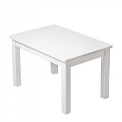 table-blanche-en bois enfant-1-4 ans - tout-petit- Montessori