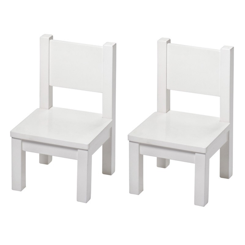 Ma Premiere Chaise Chaise Enfant Bois Massif Deco Blanc Montessori De 1 A 4 Ans