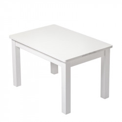 Ensemble Montessori - Table et Chaises enfant 1-4 ans - Blanc - MAde in Italy