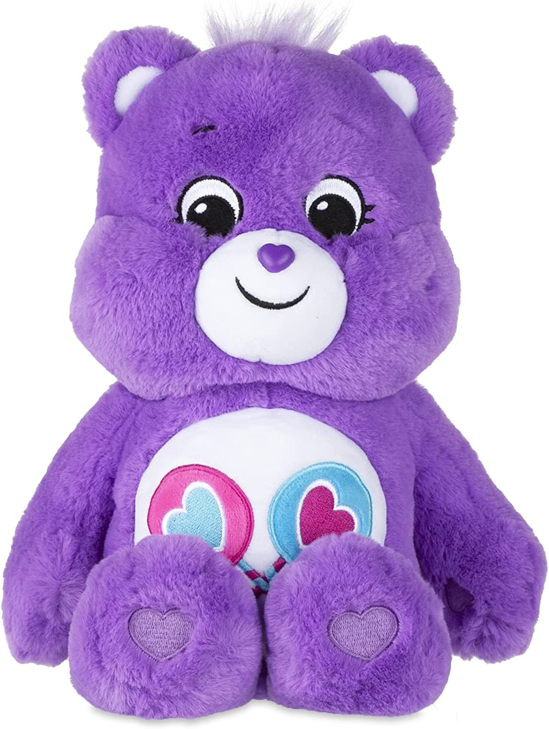 Peluche Bisounours - TOUGENTILLE - 30cm - Violet