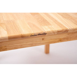 Table en bois enfant 4-7 ans - Bois naturel