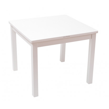 Table Enfant - En bois - Blanc - 4-7 ans