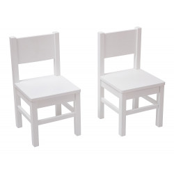 Kids Chair x2 - White