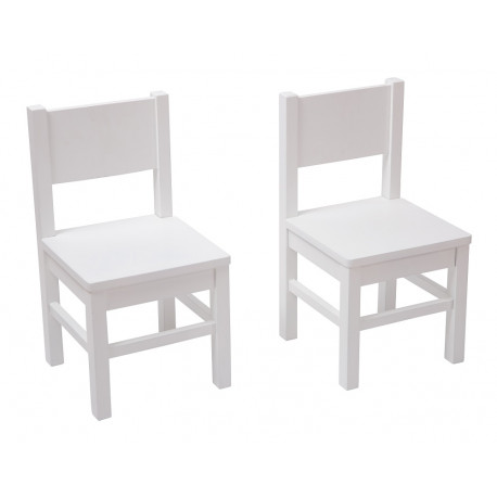 Kids Chair x2 - White