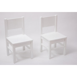 Kids Chair x2 - White