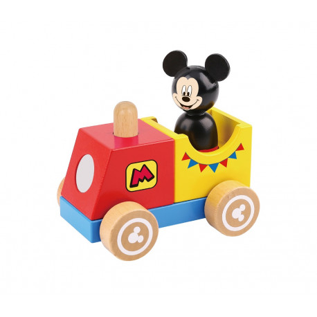 Voiture en bois Mickey