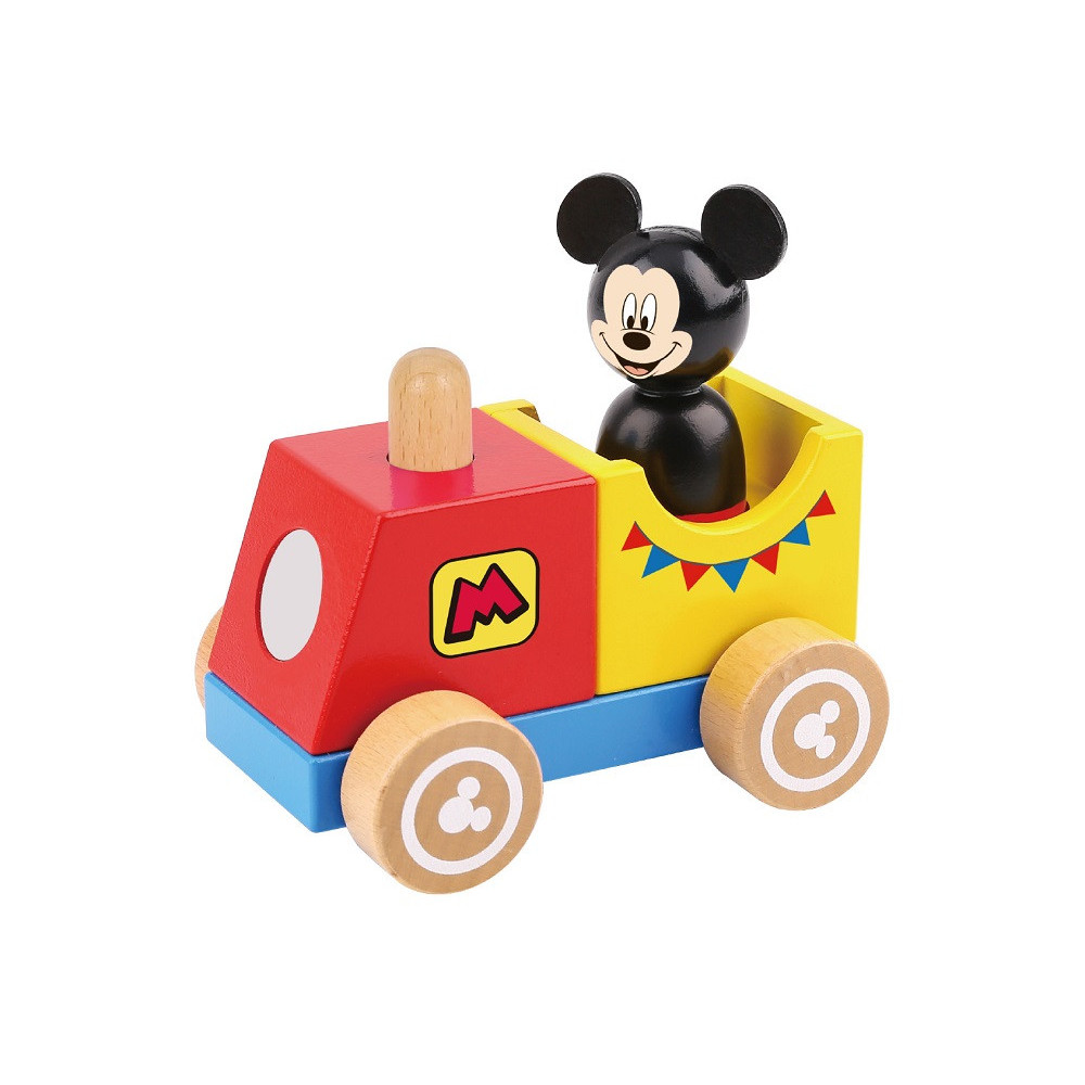 Voiture en bois Mickey