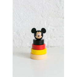 Pyramide en bois de Mickey - 5 pièces