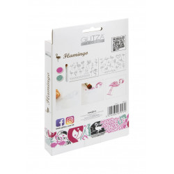 Mini Kit Tatouages Flamand Rose -Glitza