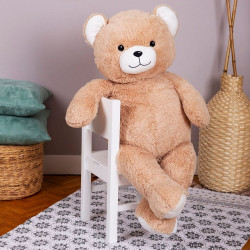 Giant teddy bear Gaston - Beige 100cm