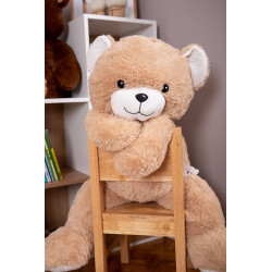 Giant teddy bear Gaston - Beige 100cm