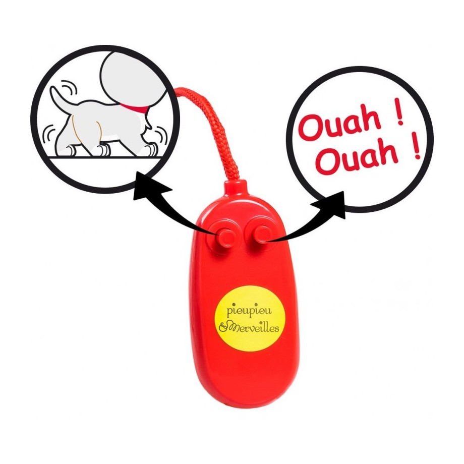 Roxie chien en peluche qui marche et aboie, jouet enfant 3+. Chien a promener en laisse.
