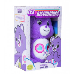 Peluche Bisounours - TOUGENTILLE - 30cm - Violet