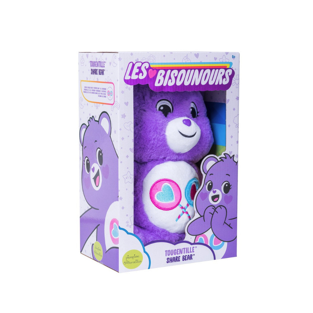 Peluche Bisounours : Hug&Giggle : Tougentille Vivid en multicolore