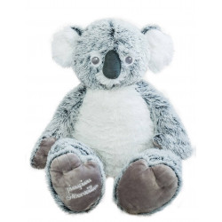 Koda le koala gris 70cm - Made in France - Peluche géante française