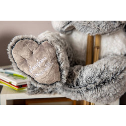 Giant teddy bear Gaston - Beige 100cm