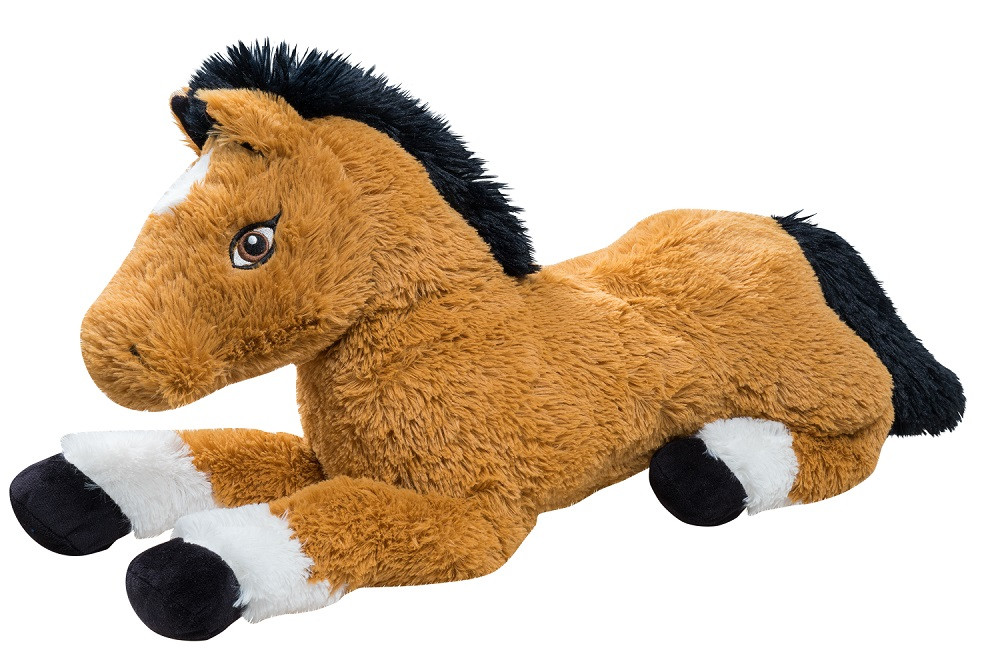 Peluche géante - Lucky - Cheval en peluche 80cm - Made in France