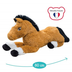 Peluche géante Lucky le cheval - 80 cm