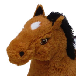 Peluche géante Lucky le cheval - 80 cm