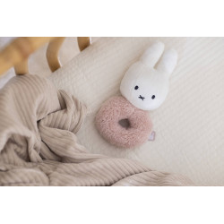 Hochet Anneau Miffy avec grelot - Fluffy rose